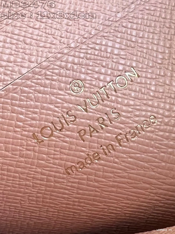 WIS Vuitton Louis Wallet-11*8.5*1.5CM Noa Compact 0724
